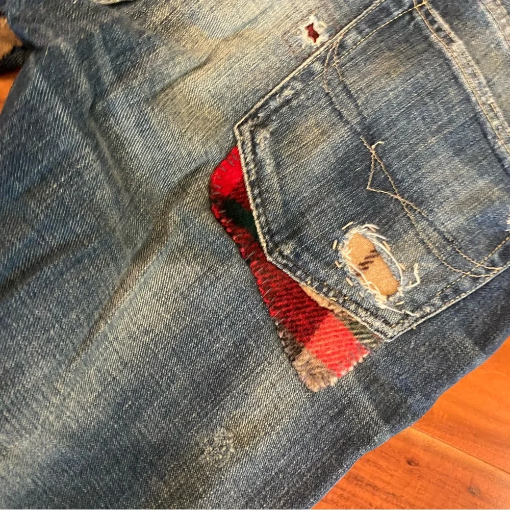 RALPH LAUREN PATCHWORK JEANS - Picture 16 of 16